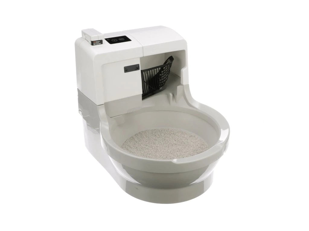 CatGenie A.I. - robotic toilet with GenieDome