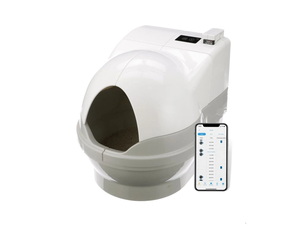 CatGenie A.I. - robotic toilet with GenieDome